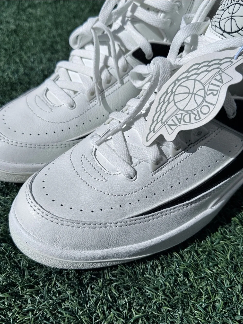 Nike Air Jordan 2 Retro Sail-Coconut Milk-Black Women 11 Men 9.5 DX4400-100